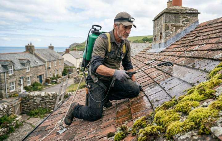 Démoussage de toiture Montpellier