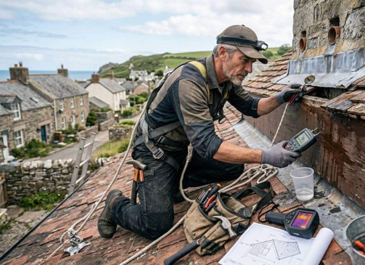 Détection de fuite de toiture par un professionnel à Montpellier