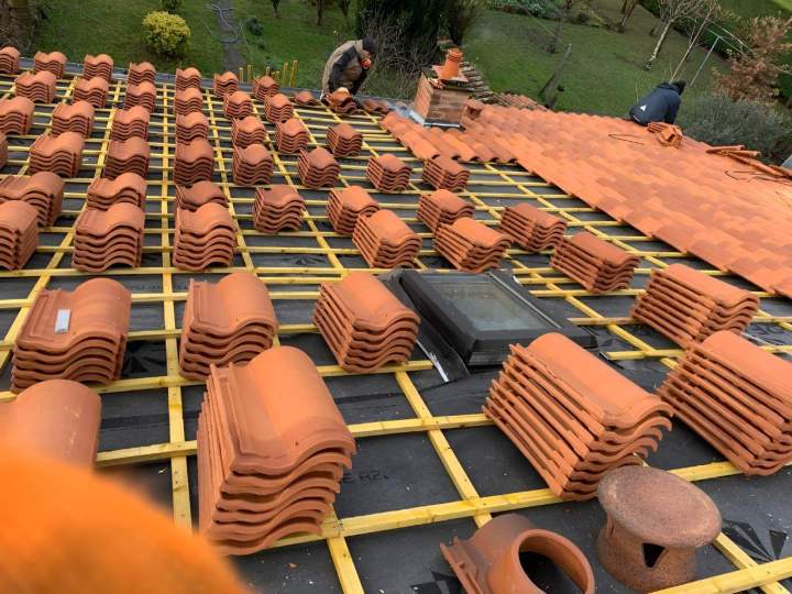 Pose de couverture en tuiles Montpellier
